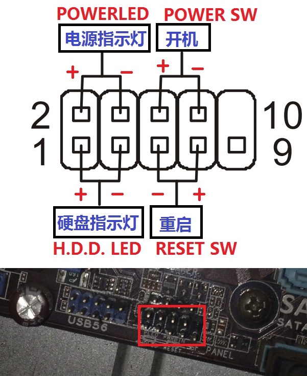 电脑主板跳线怎么接?主板跳线接法图解