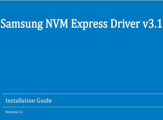 三星nvme固态硬盘通用驱动 v3.3最新版